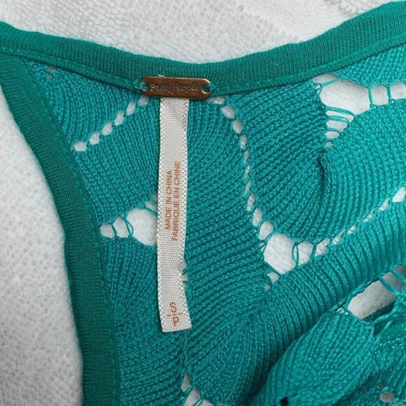 FREE PEOPLE Chevron pattern open back dress - Picture 6 of 7